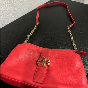Used TORY BURCH Red Cross body purse